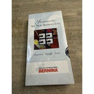 Bernina: Introducing the New Bernina Line VHS Tape ACTIVA & VIRTUOSA
